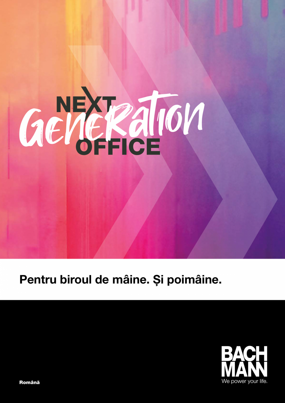 Pagina 1-Brosura - Pentru biroul de maine. Si poimaine BACHMANN Catalog, brosura Romana Pentru biroul de...