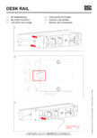 Instructiuni montaj pentru panoul de racord BACHMANN - DESK RAIL