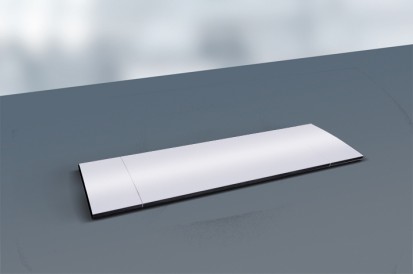 Bachmann POWER FRAME COVER - aluminiu - utilizat in birou POWER FRAME COVER Panou de racord