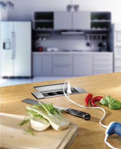 Bachmann POWER FRAME COVER - inox - utilizat in bucatarie POWER FRAME COVER Panou de racord