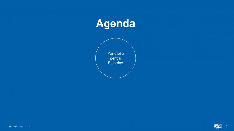 Pagina 1-Prezentare portofoliu Bachmann 2021 Electromaterial BACHMANN Catalog, brosura Romana Agenda...