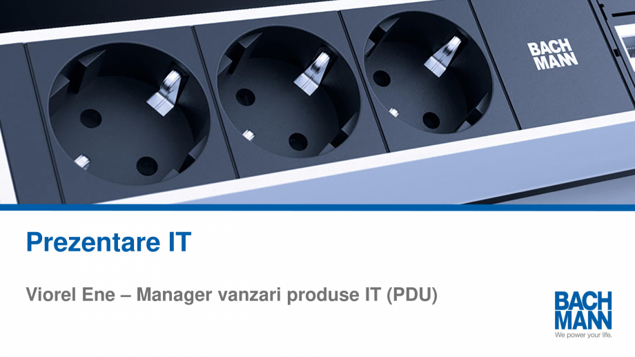 Pagina 1 - Unitati de distributie inteligenta a energiei BACHMANN PDU Basic Catalog, brosura Romana ...