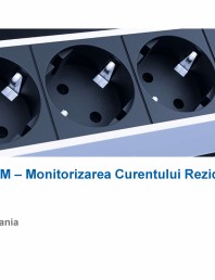 Prezentare RCM (monitorizare curent rezidual) pentru unitati de distributie inteligenta a energiei
