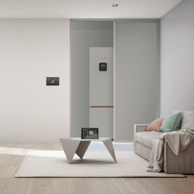 AMBIANZZA Interior camera cu poma de caldura - Pompe de caldura rezidentiale aer-apa, apa-apa AMBIANZZA