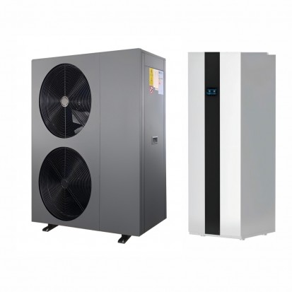 R290 monoblock circle  single tank Ambianzza R290 DC Pompa de caldura R290