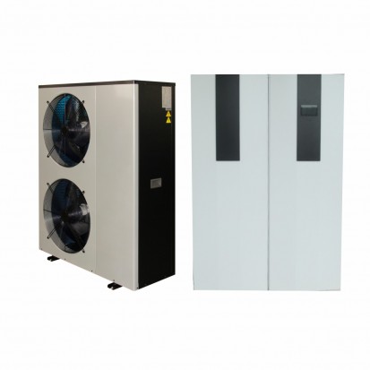 Pompe de caldură aer apa Rezidentiala Unitate externa Monobloc doua ventilatoare Ambianzza R32 DC Inverter 6-24