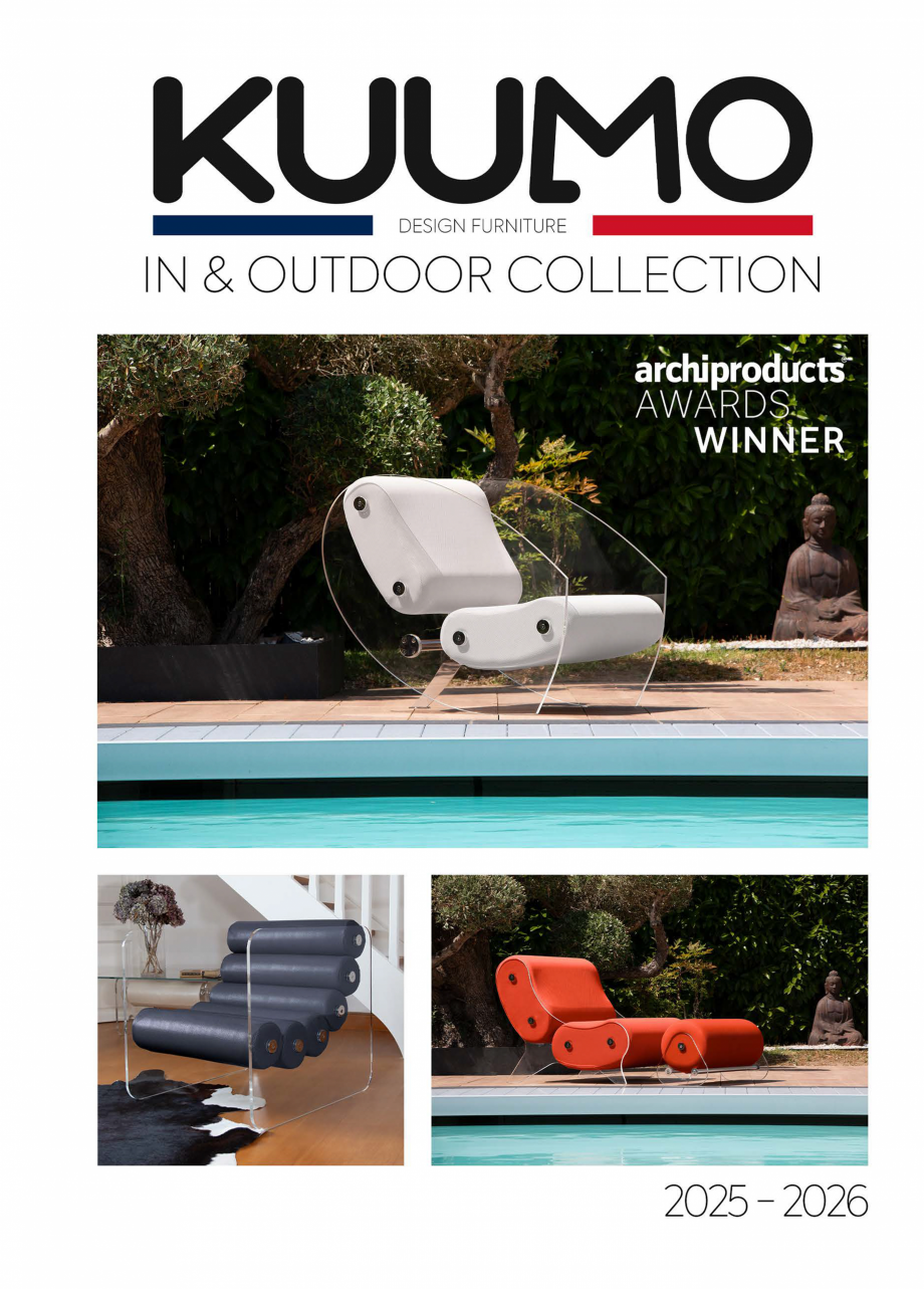 Pagina 1-Mobilier pentru terasa, gradini, foisoare KUUMO KUUMO Catalog, brosura Engleza...