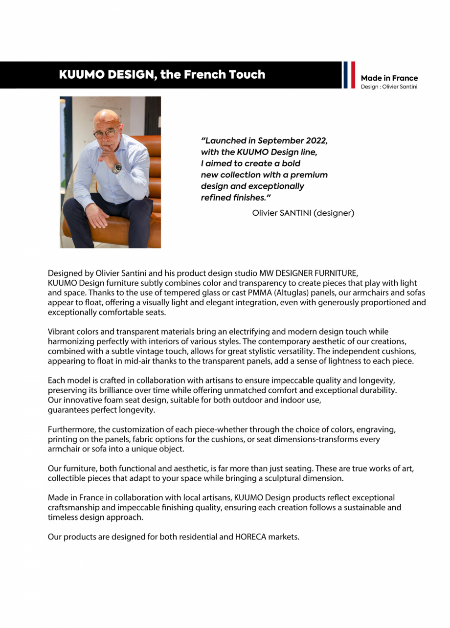 Pagina 3-Mobilier pentru terasa, gradini, foisoare KUUMO KUUMO Catalog, brosura Engleza 