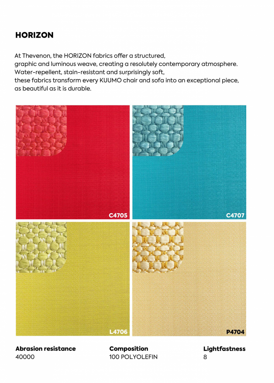 Pagina 10-Mobilier pentru terasa, gradini, foisoare KUUMO KUUMO Catalog, brosura Engleza 