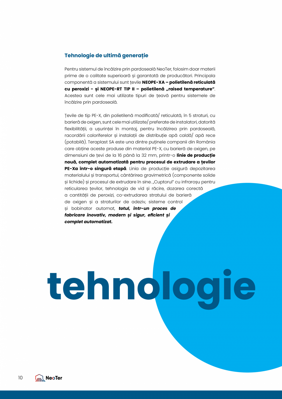 Pagina 9-Incalzire prin pardoseala NeoTer TeraPlast NEONUT20/1, Placa tacker, NEOPE-XA, NEOPE-RT, KIT DC...