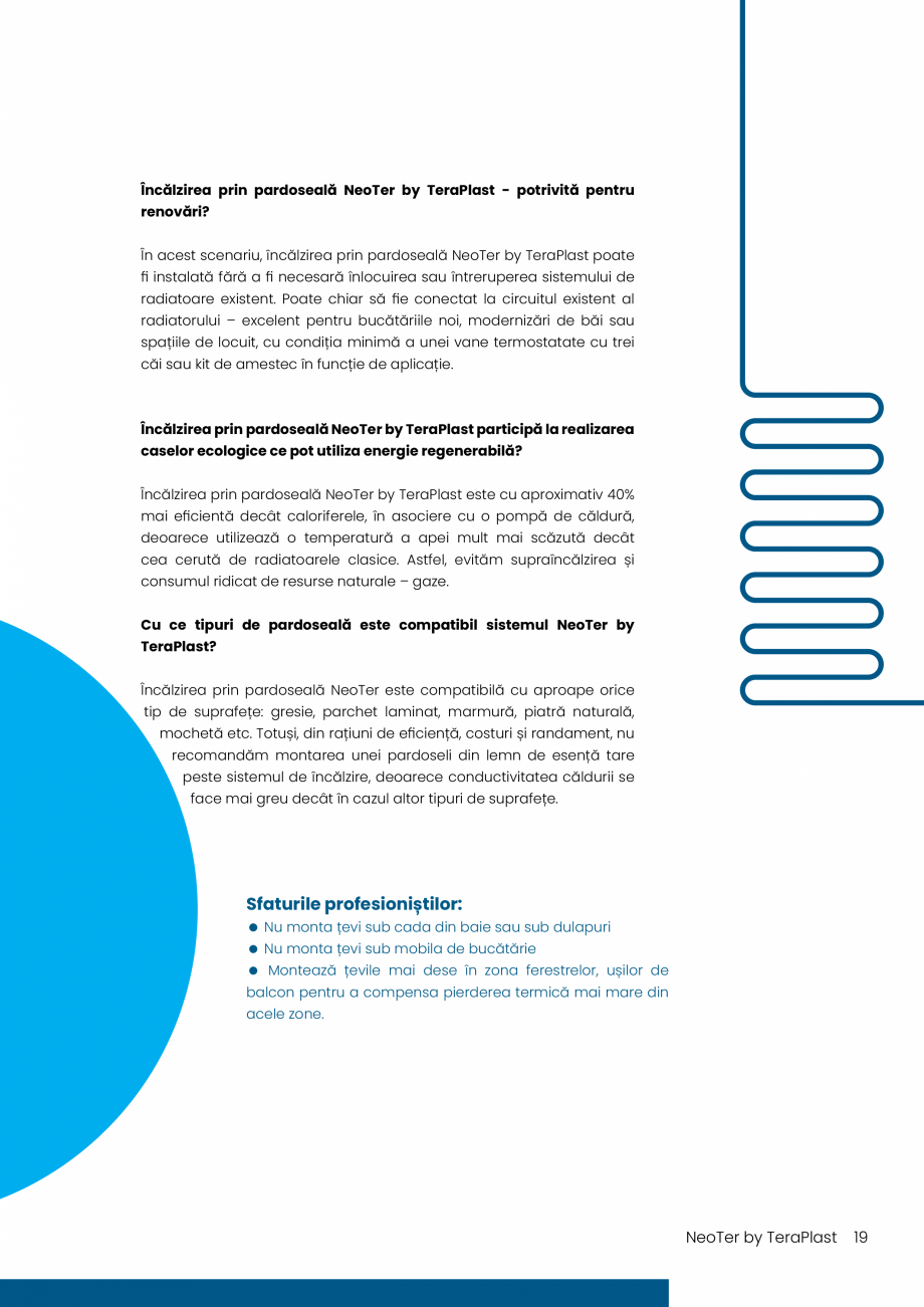 Pagina 18-Incalzire prin pardoseala NeoTer TeraPlast NEONUT20/1, Placa tacker, NEOPE-XA, NEOPE-RT, KIT DC...