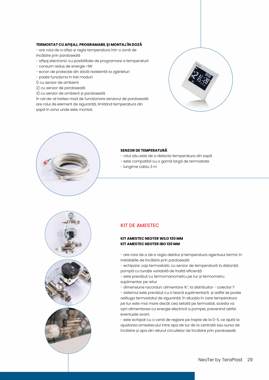 Pagina 29-Incalzire prin pardoseala NeoTer TeraPlast NEONUT20/1, Placa tacker, NEOPE-XA, NEOPE-RT, KIT DC...