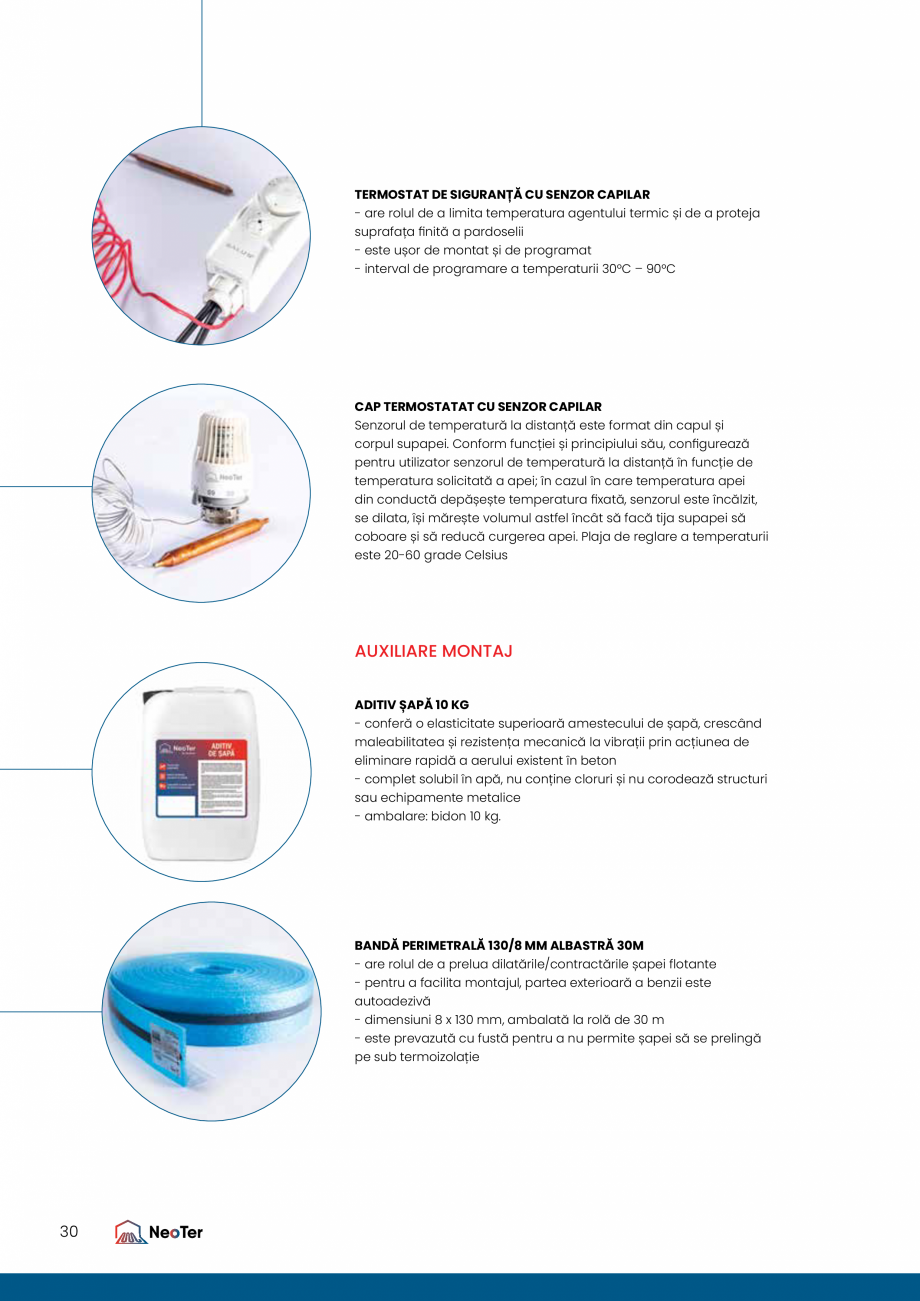 Pagina 30-Incalzire prin pardoseala NeoTer TeraPlast NEONUT20/1, Placa tacker, NEOPE-XA, NEOPE-RT, KIT DC...