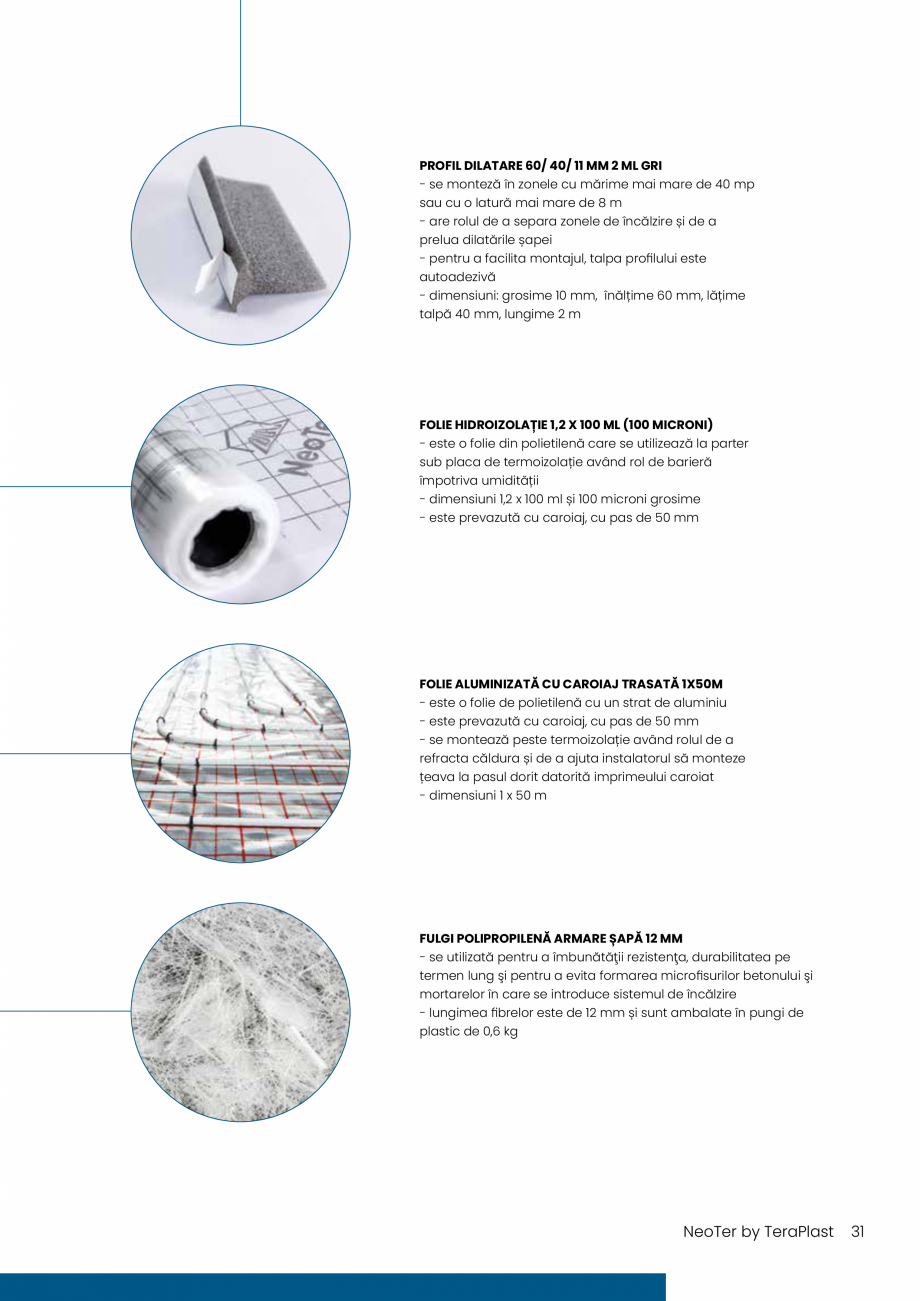 Pagina 31-Incalzire prin pardoseala NeoTer TeraPlast NEONUT20/1, Placa tacker, NEOPE-XA, NEOPE-RT, KIT DC...