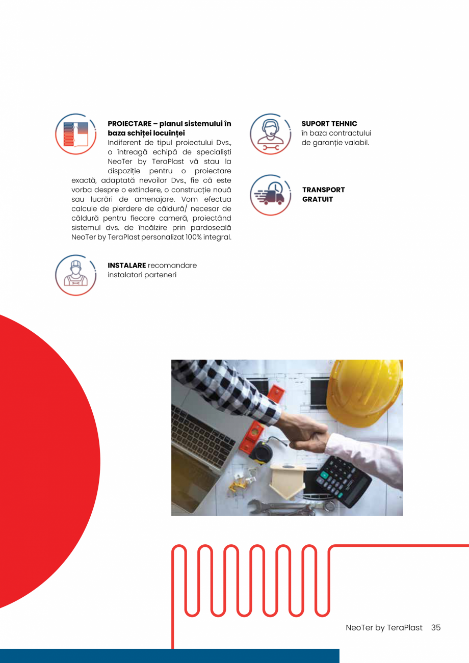 Pagina 35-Incalzire prin pardoseala NeoTer TeraPlast NEONUT20/1, Placa tacker, NEOPE-XA, NEOPE-RT, KIT DC...