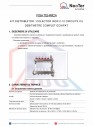 KIit distribuitor/ colector inox 2-12 circuite cu debitmetre compet echipate