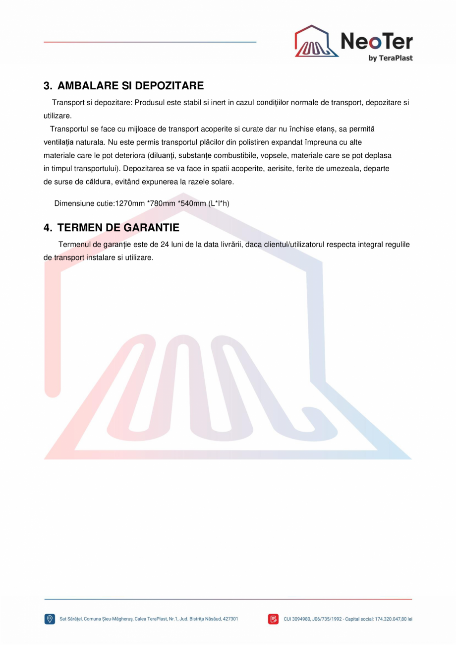 Pagina 3-Placa cu  nut 20/1.2x0.71m neagra termo TeraPlast NEONUT20/1 Fisa tehnica Romana ând expunerea la...