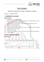 Unitate control 6 zone - Pompa si cazan TeraPlast
