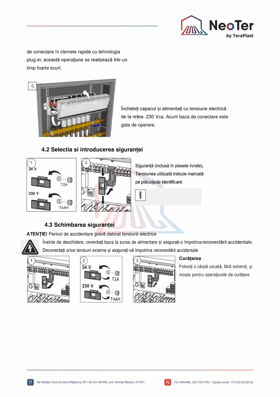 Pagina 6-Unitate control 10 zone - Control pompa TeraPlast Fisa tehnica Romana în vigoare și cu cerințele
...