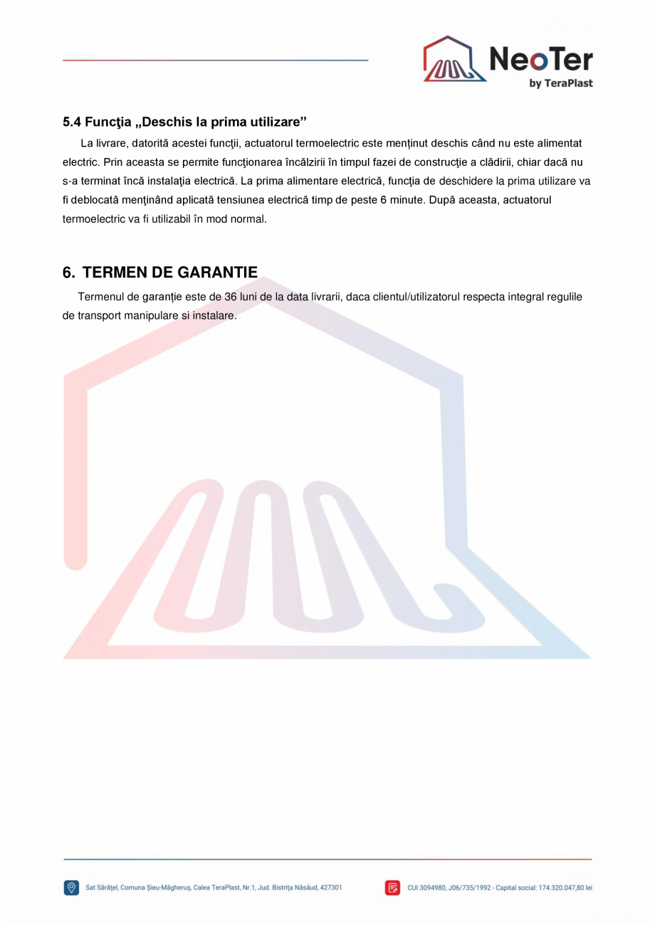 Pagina 6-Cap termoelectric 1W TeraPlast CAPA20405MK Fisa tehnica Romana ate unghiurile) permite identificarea...