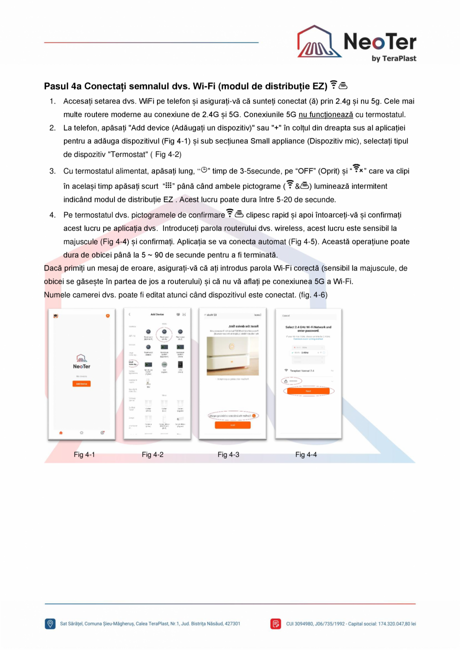Pagina 7-Termostat SMART rotund cu touch si montaj in doza TeraPlast NEOTSR Fisa tehnica Romana zorului...