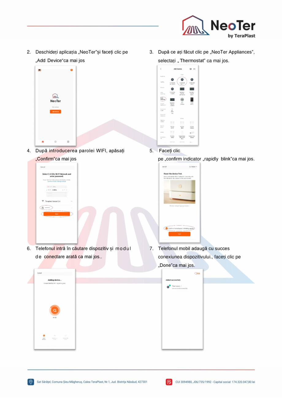 Pagina 6-Termostat SMART patrat cu touch si montaj in doza TeraPlast NEOTSP Fisa tehnica Romana  l i p e ș t...