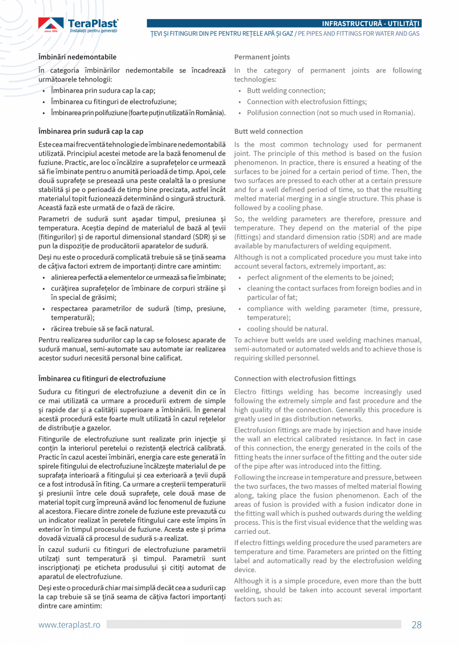 Pagina 28 - Catalog tehnic - Apa  Gaz   Catalog, brosura Romana, Engleza d the brand and to
keep...