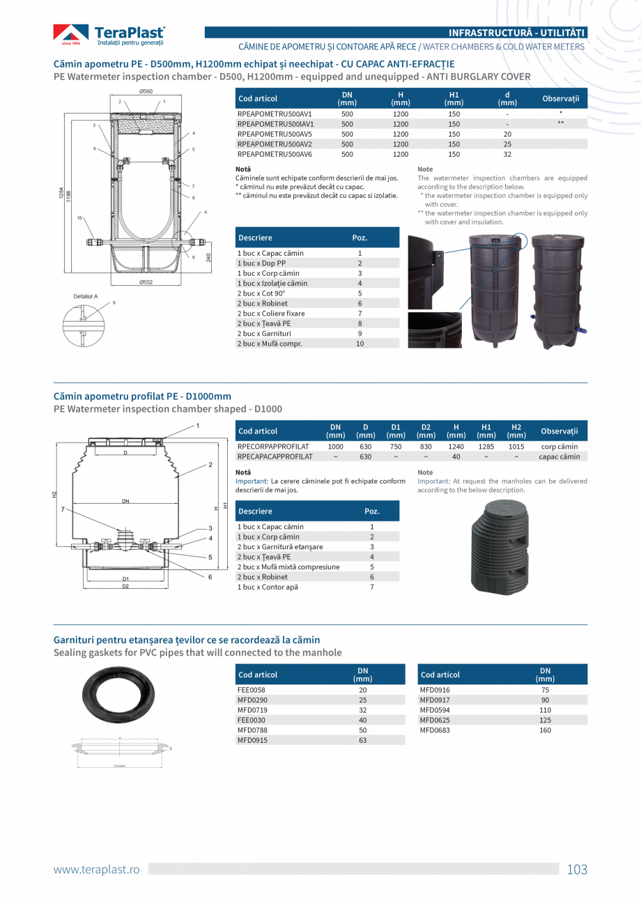 Pagina 103-Catalog tehnic - Apa  Gaz   Catalog, brosura Romana, Engleza 606
GFF753961607
GFF753961608...