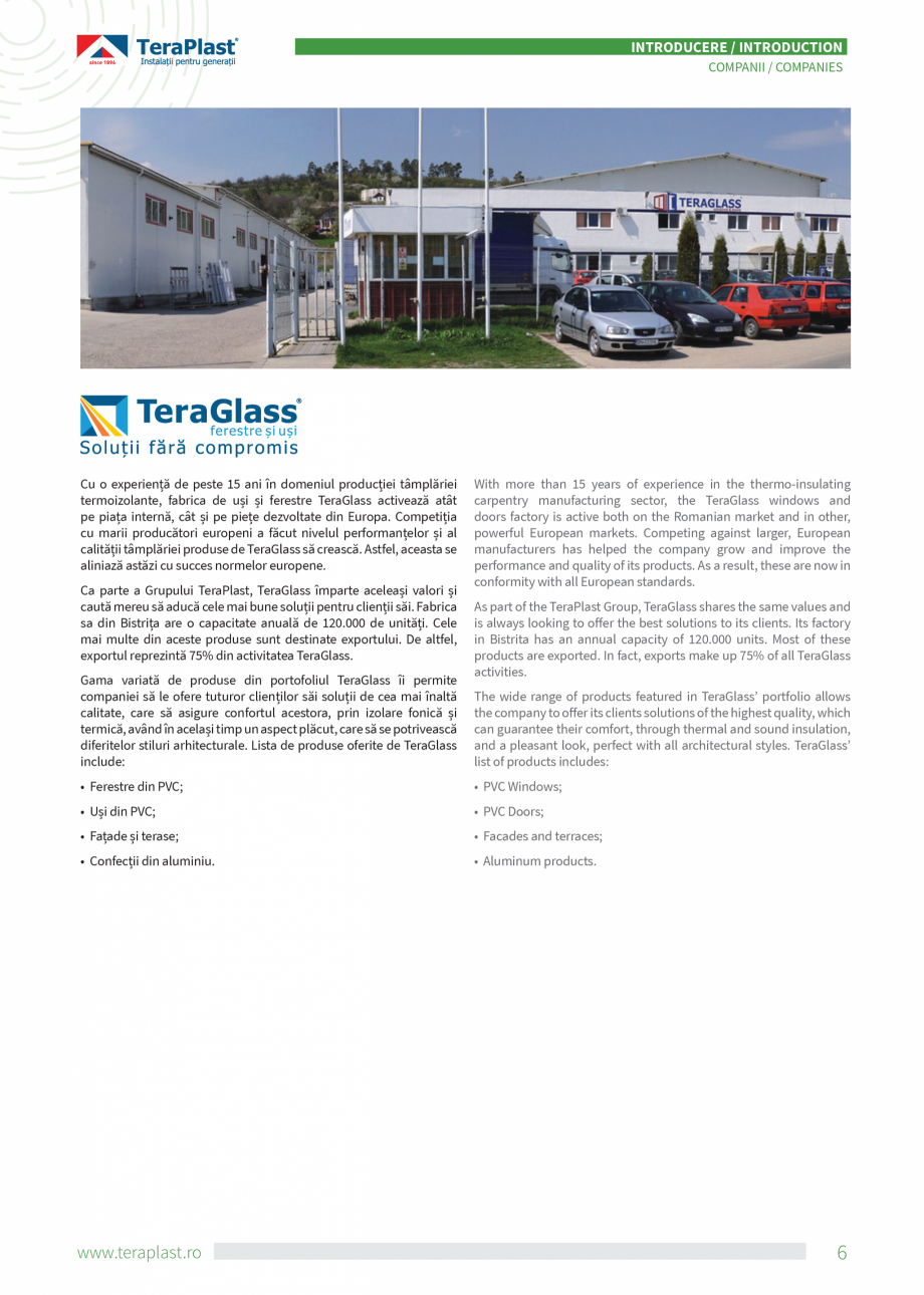 Pagina 6 - Catalog tehnic - Drenaj  Catalog, brosura Romana, Engleza far the
higher and the most...