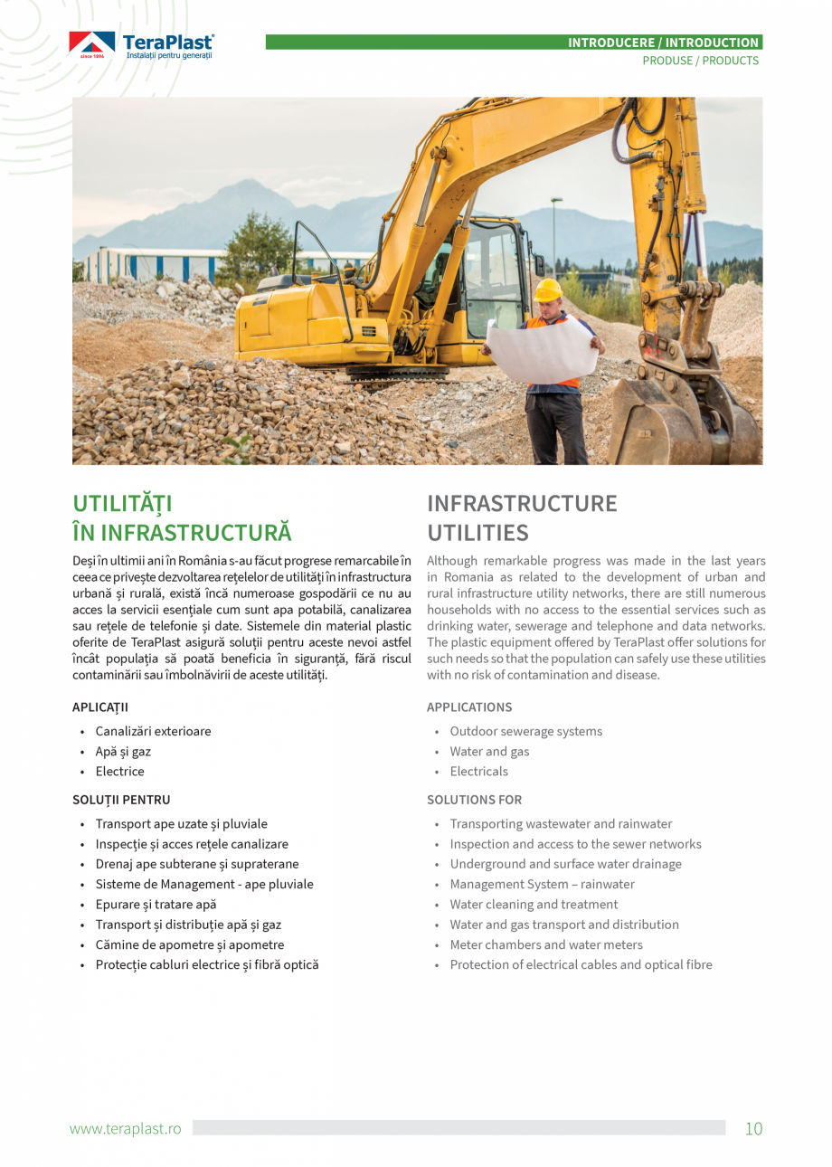 Pagina 10-Catalog tehnic - Drenaj  Catalog, brosura Romana, Engleza rbia: Bistrița (jud. Bistrița-Năsăud),...