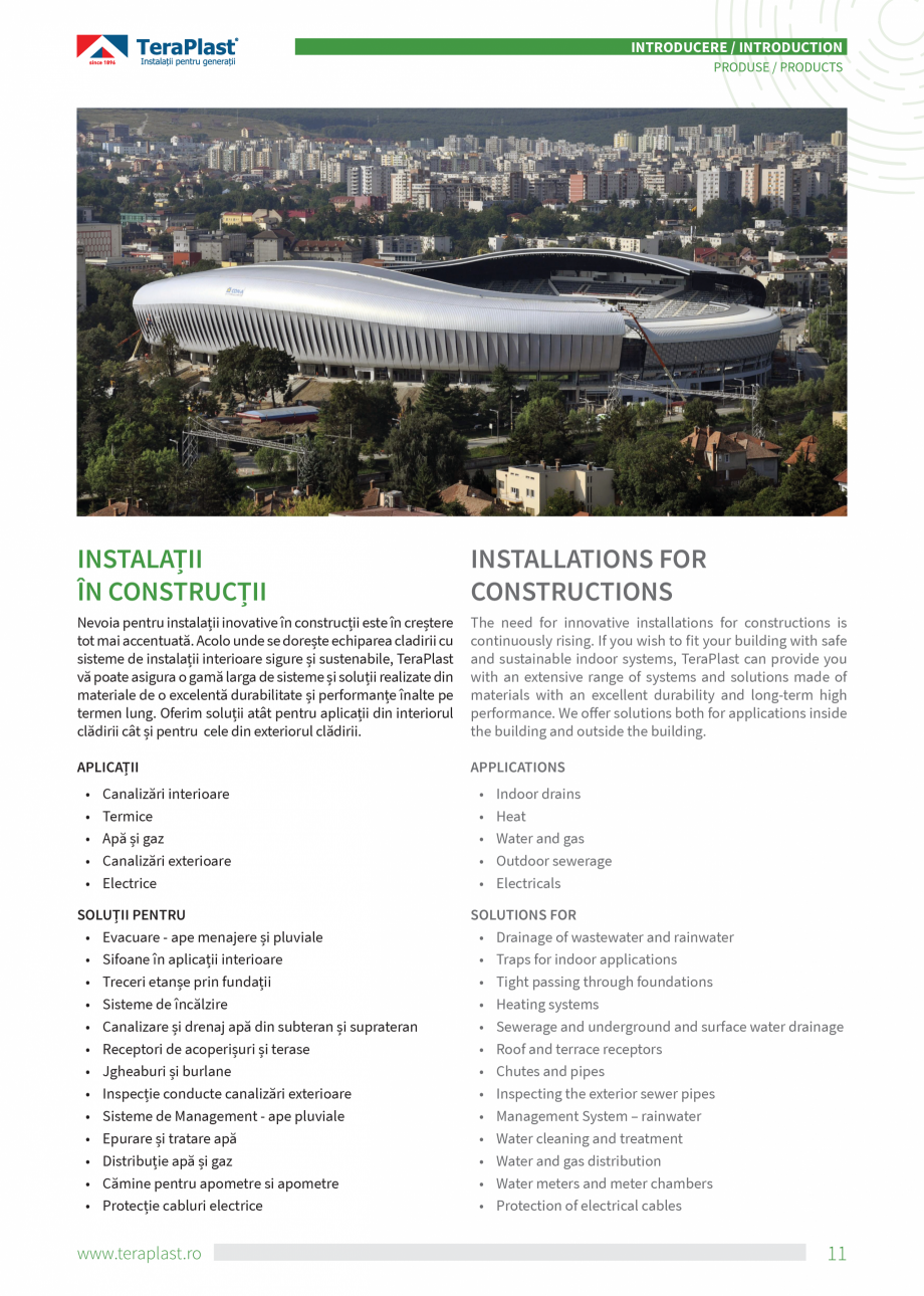 Pagina 11-Catalog tehnic - Drenaj  Catalog, brosura Romana, Engleza gy is oriented towards diversifying its...