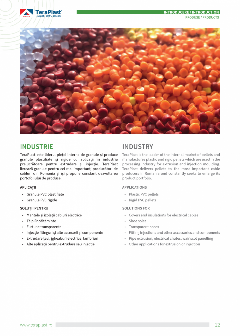 Pagina 12-Catalog tehnic - Drenaj  Catalog, brosura Romana, Engleza l piețelor de
canalizări exterioare din ...