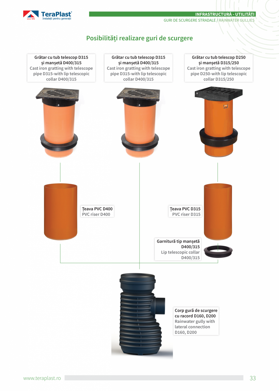 Pagina 33-Catalog tehnic - Drenaj  Catalog, brosura Romana, Engleza și sustenabile, TeraPlast
vă poate...