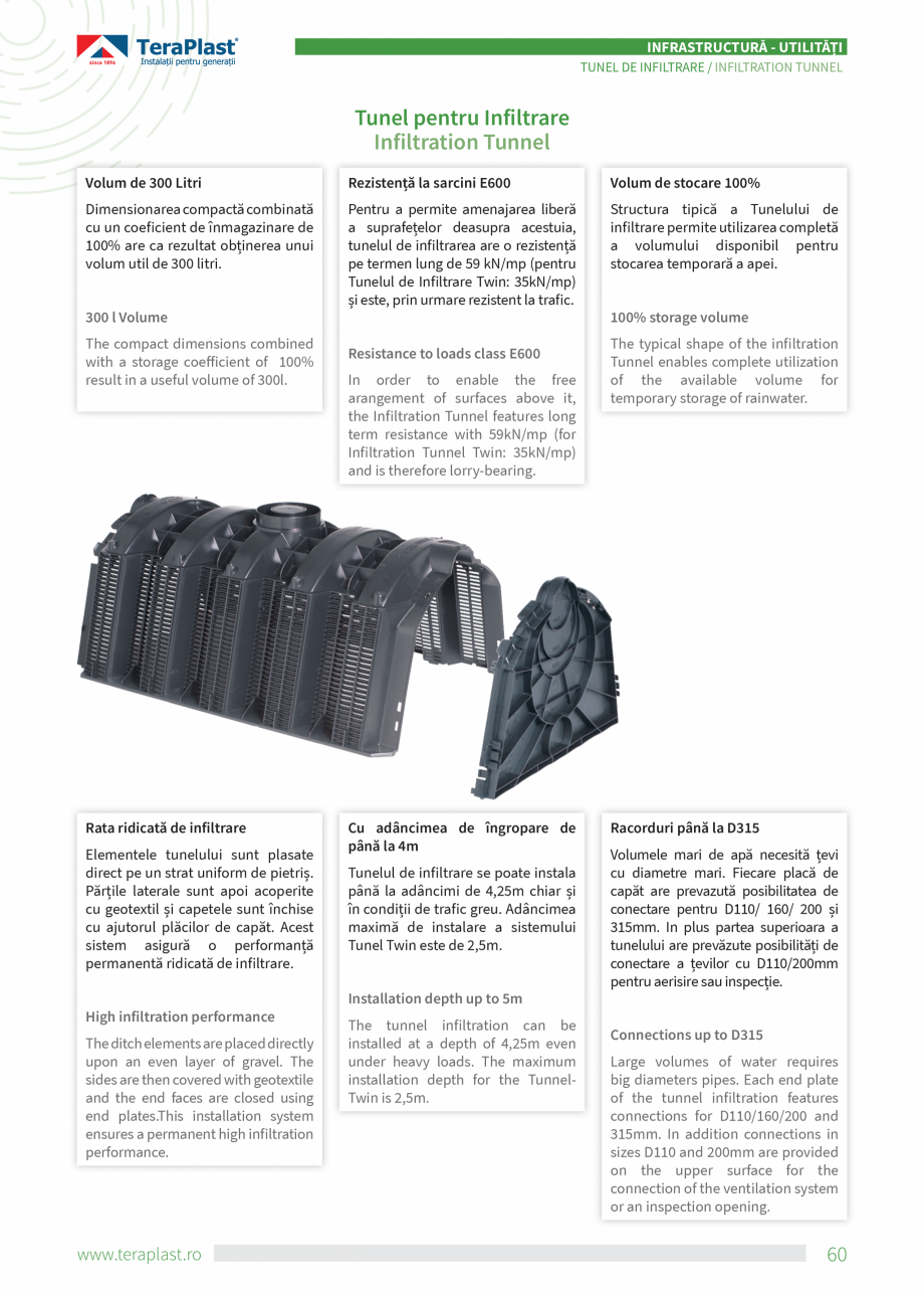 Pagina 60-Catalog tehnic - Drenaj  Catalog, brosura Romana, Engleza de evacuare a acesteia cu echipamente...