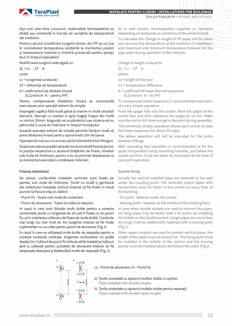 Pagina 23-Catalog tehnic - Interioare  Catalog, brosura Romana, Engleza s;

• Fațade și terase;

•...