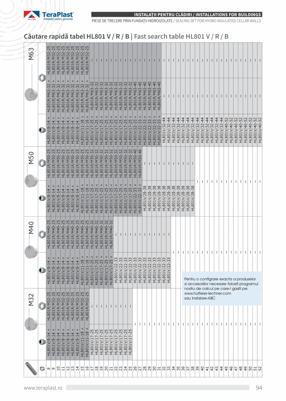 Pagina 94-Catalog tehnic - Interioare  Catalog, brosura Romana, Engleza vederea realizării izolării fonice,
...