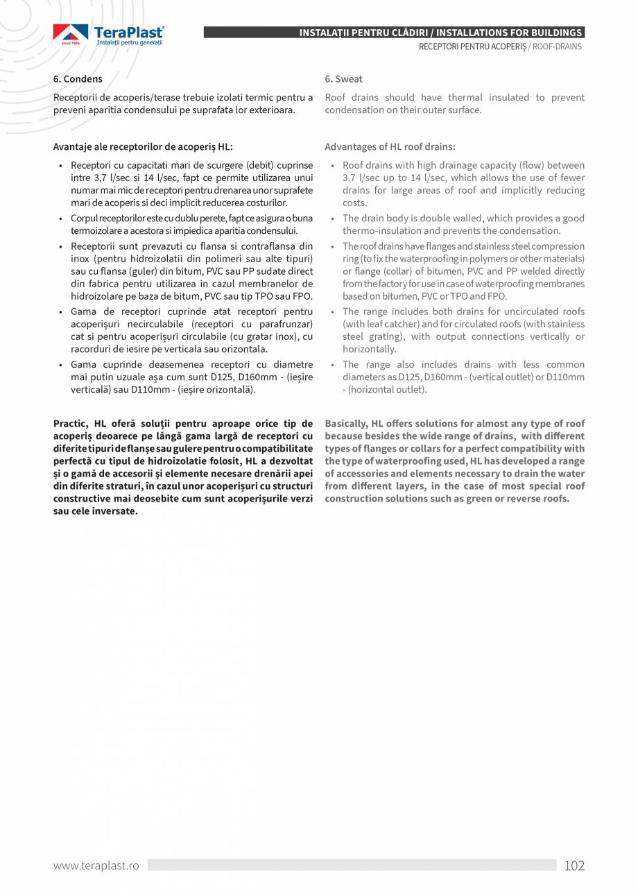 Pagina 102-Catalog tehnic - Interioare  Catalog, brosura Romana, Engleza ABSORBENT PIPES AND FITTINGS

Mufă...