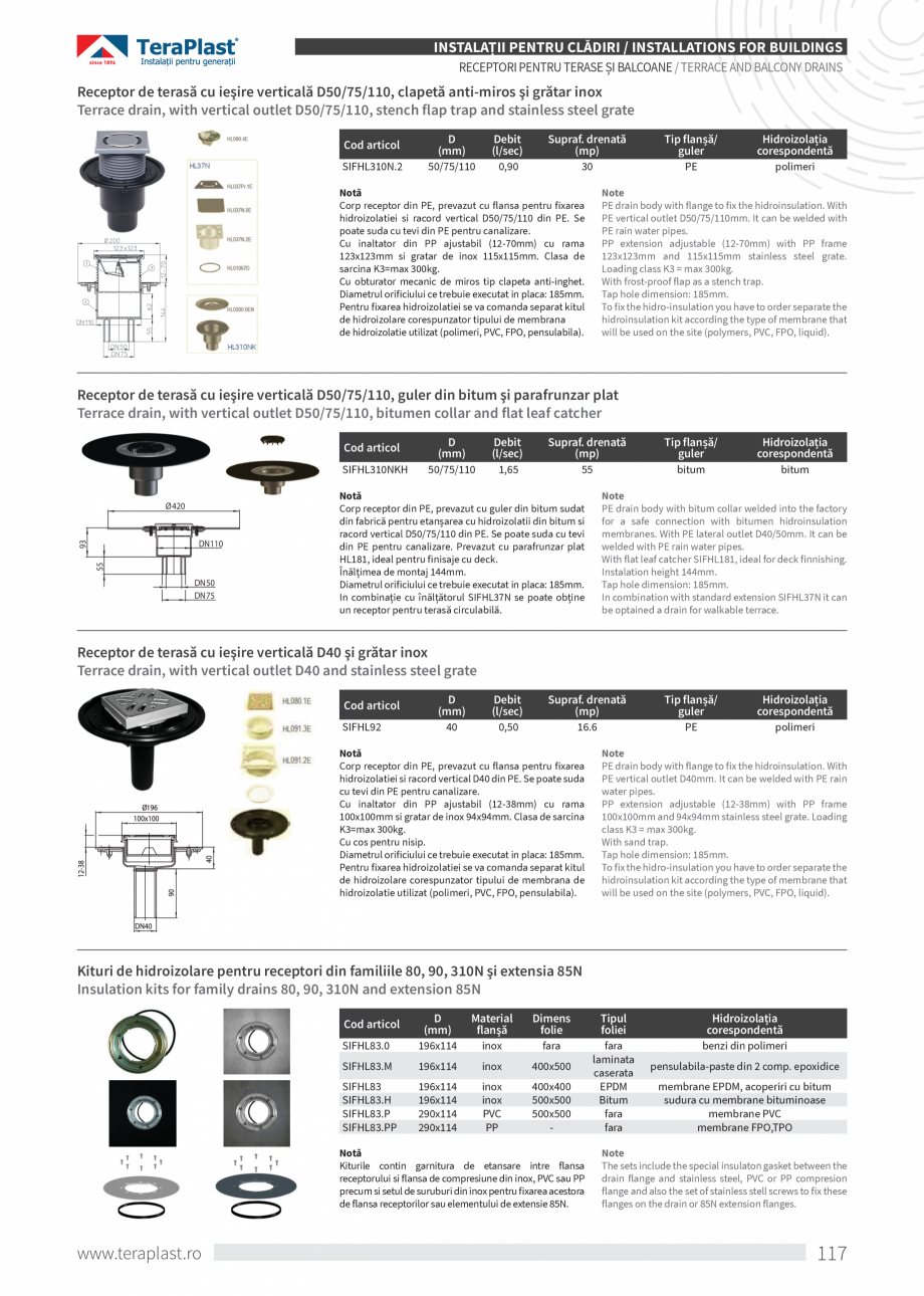 Pagina 117-Catalog tehnic - Interioare  Catalog, brosura Romana, Engleza ith a thermostat.
This is heated at a ...