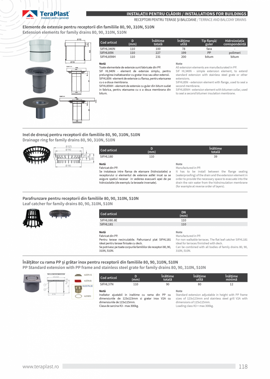 Pagina 118-Catalog tehnic - Interioare  Catalog, brosura Romana, Engleza 160
200
250
315

Timp încălzire/...