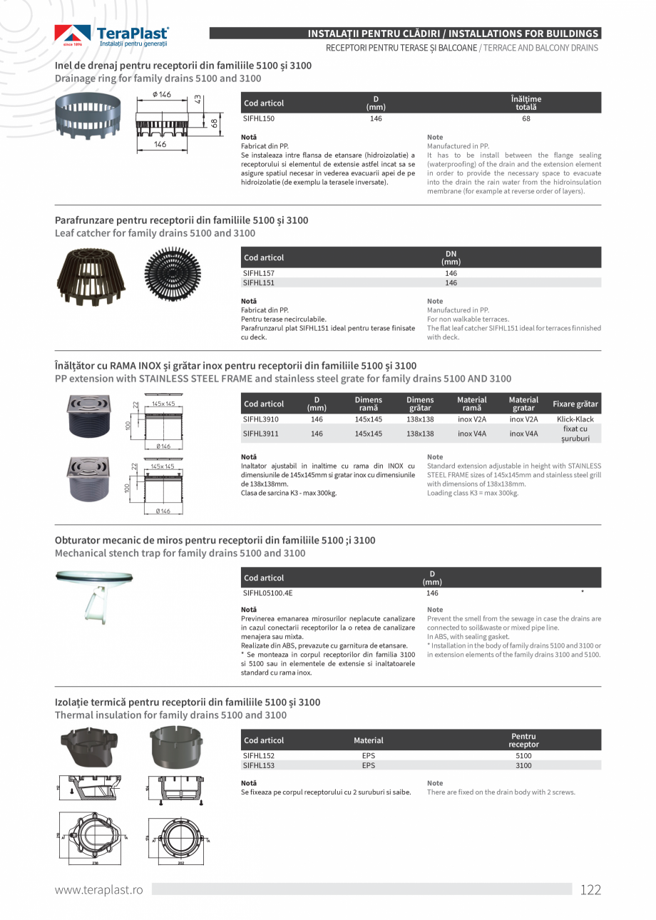Pagina 122-Catalog tehnic - Interioare  Catalog, brosura Romana, Engleza iturii montată la compensatoarele de ...