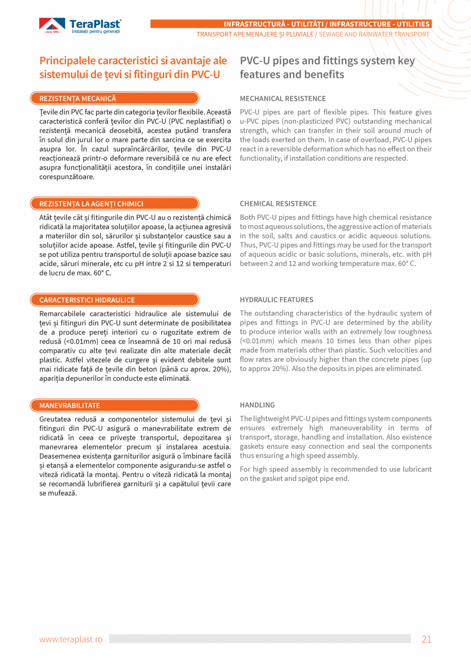 Pagina 21-Catalog tehnic - Exterioare   Catalog, brosura Romana, Engleza arii producători europeni a făcut...