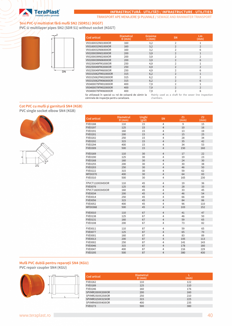 Pagina 40-Catalog tehnic - Exterioare   Catalog, brosura Romana, Engleza tructure and residential construction...