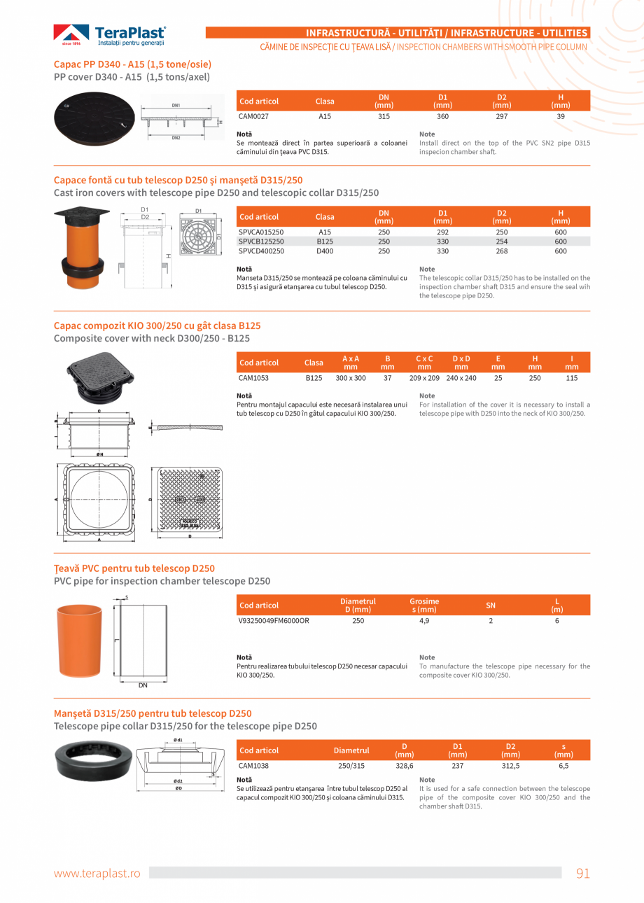 Pagina 91-Catalog tehnic - Exterioare   Catalog, brosura Romana, Engleza which will be located behind
the...