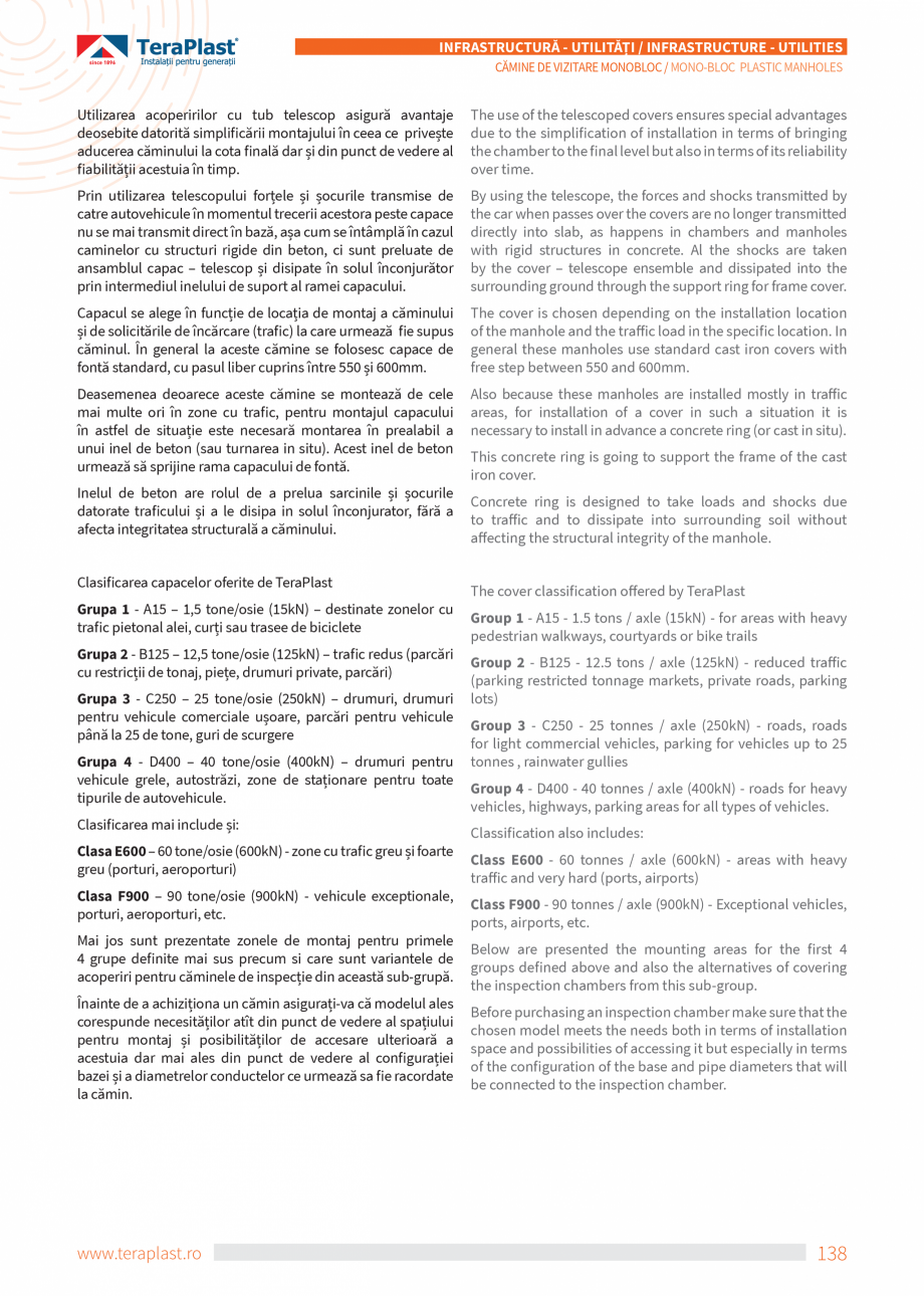 Pagina 138-Catalog tehnic - Exterioare   Catalog, brosura Romana, Engleza  system
components ensures extremely ...