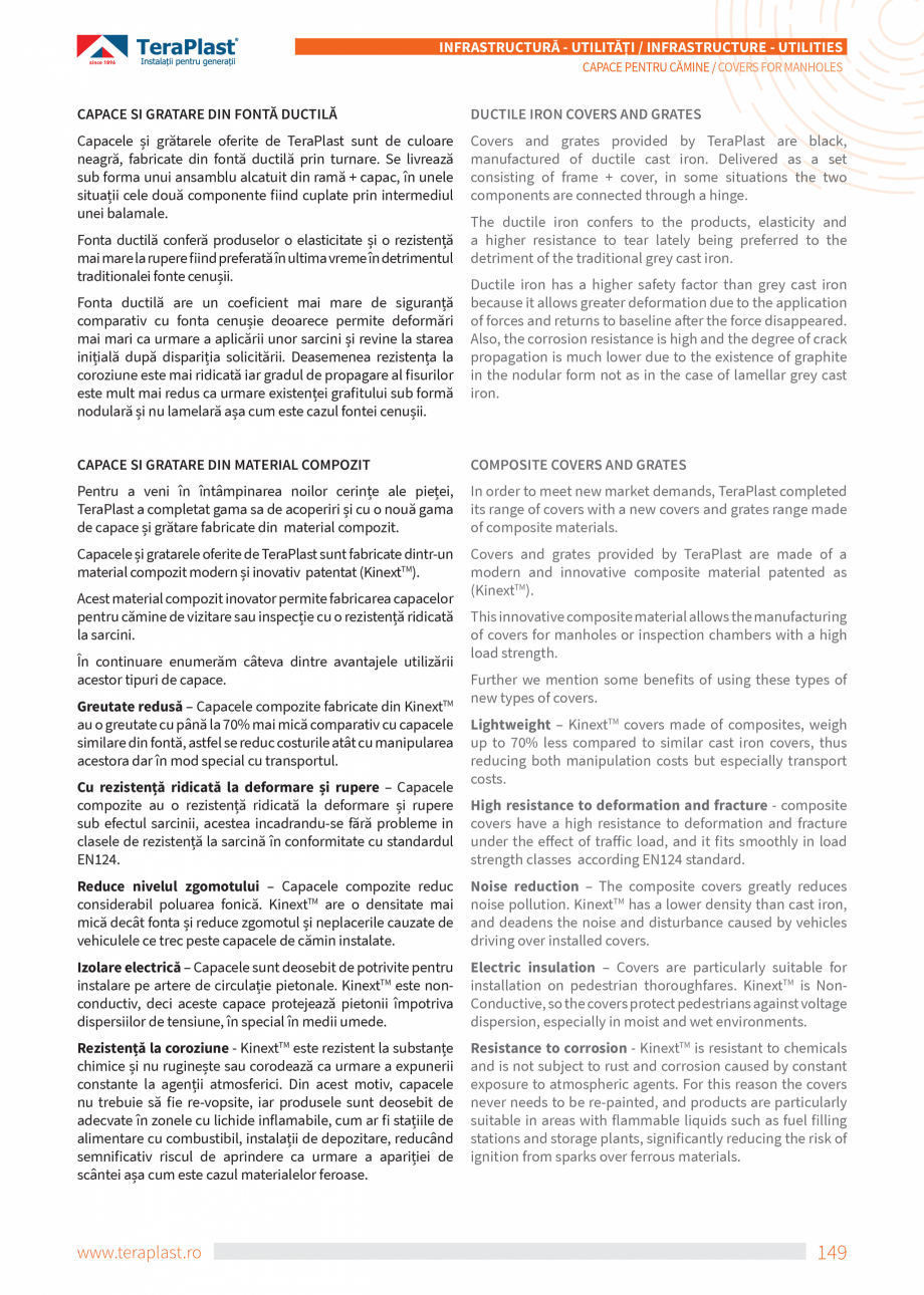 Pagina 149-Catalog tehnic - Exterioare   Catalog, brosura Romana, Engleza eformarea ţevilor, deformarea...