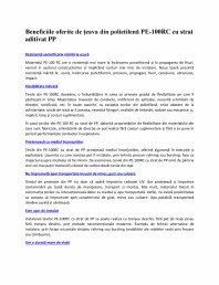 Beneficiile oferite de teava din polietilena PE-100RC cu strat aditivat PP