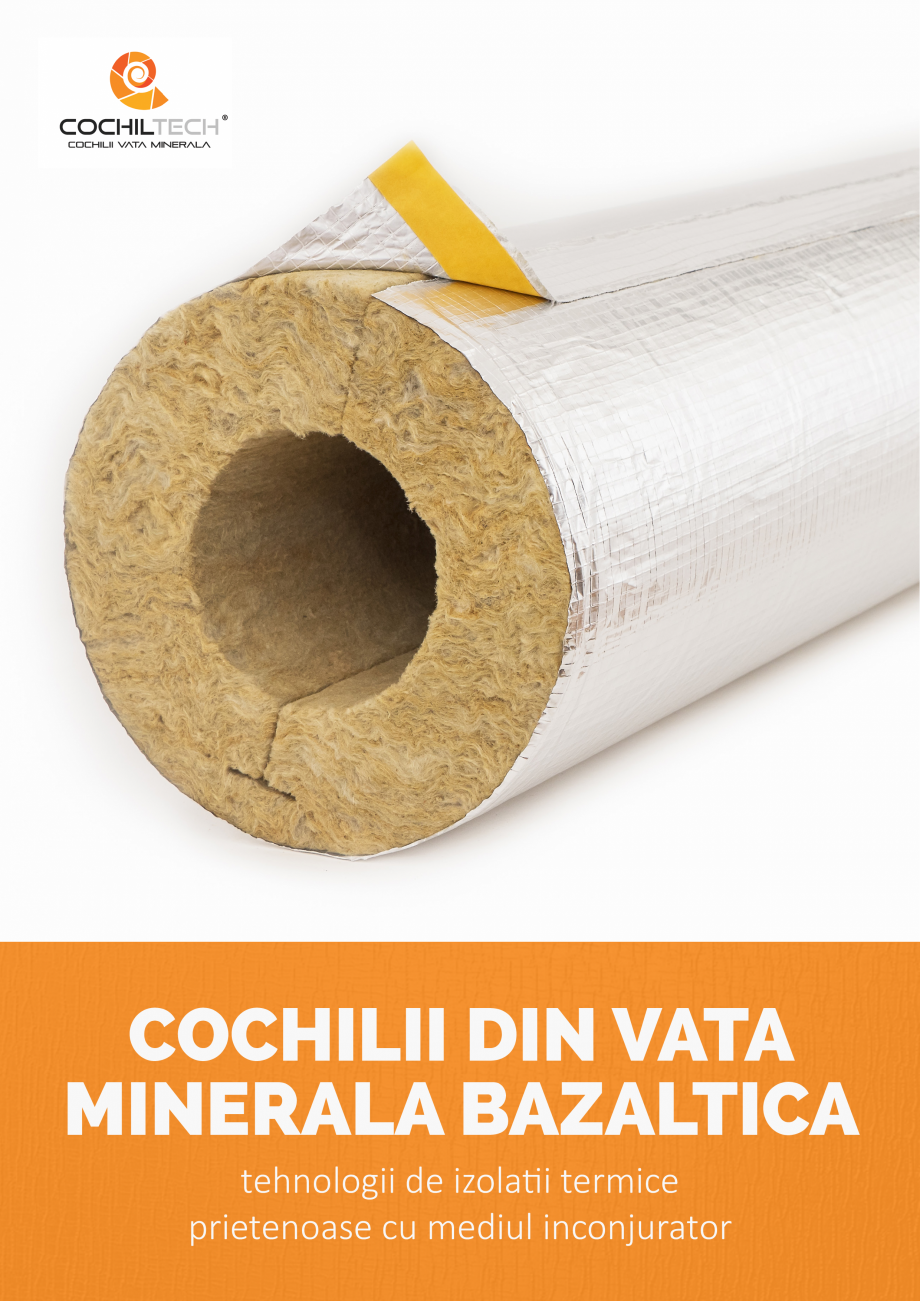Pagina 1-Cochilii din vata minerala bazaltica isoline Cochiltech Specificații tehnice Engleza COCHILII DIN...