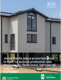 Fațade ventilate tip siding-lambriu din fibrociment - James Hardie Plank