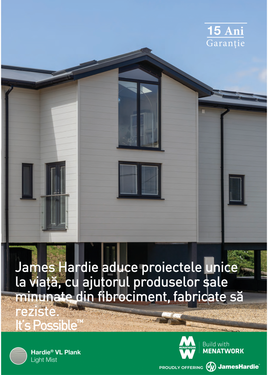 Pagina 1-Fațade ventilate tip siding-lambriu din fibrociment - James Hardie Plank James Hardie Catalog,...