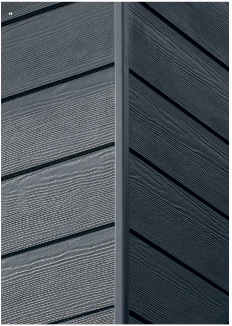 Pagina 14-Fațade ventilate tip siding-lambriu din fibrociment - James Hardie Plank James Hardie Catalog,...